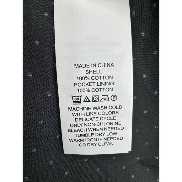 Kate Spade New York Black Pin Dot Scallop Poplin Dress Size Small NWT - Picture 8 of 16